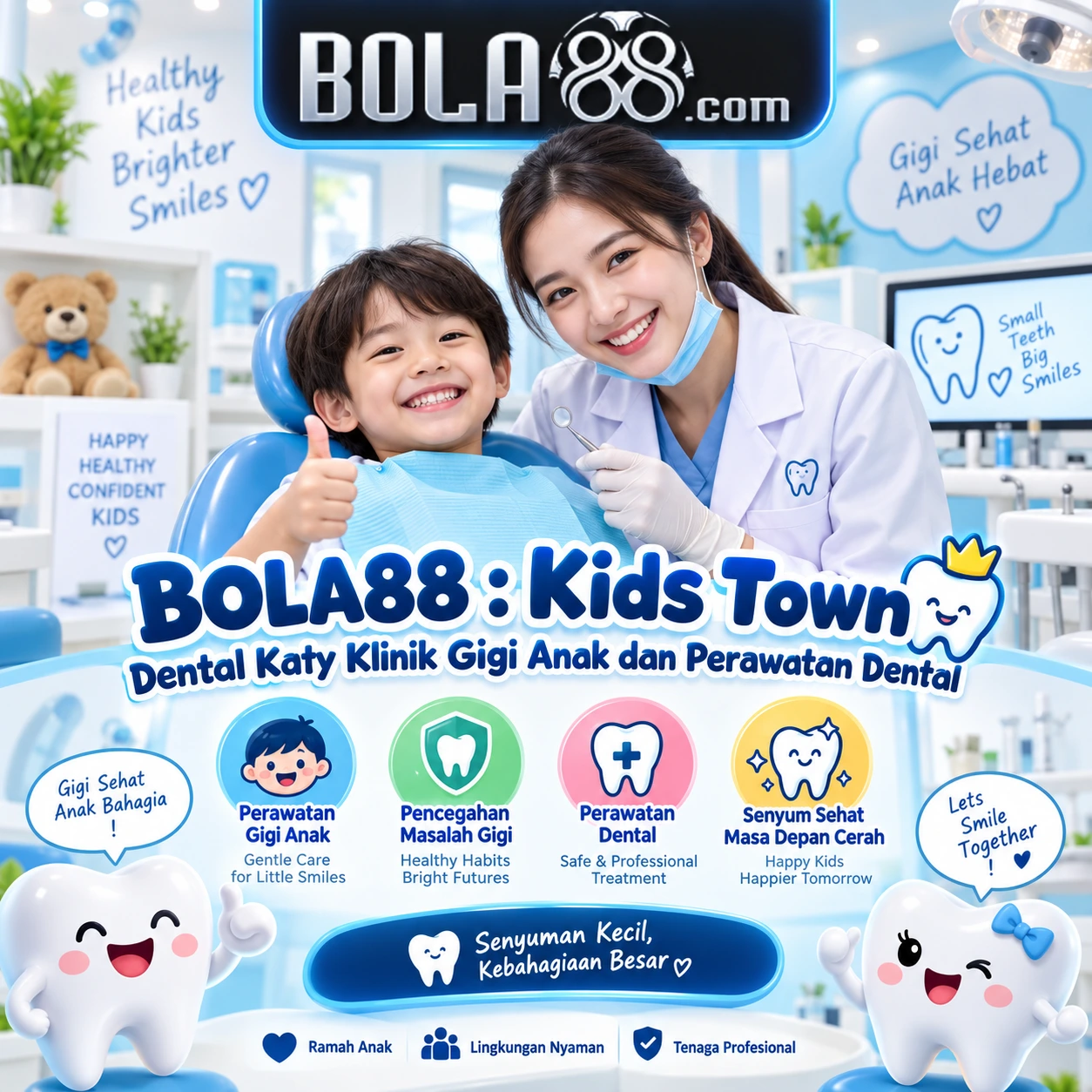 BOLA88 Kids Town Dental Katy Klinik Gigi Anak